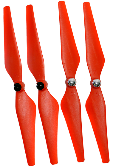 Ultimaxx Red Propellers for DJI Phantom 3 (2 Pairs) DjiDroneService.com
